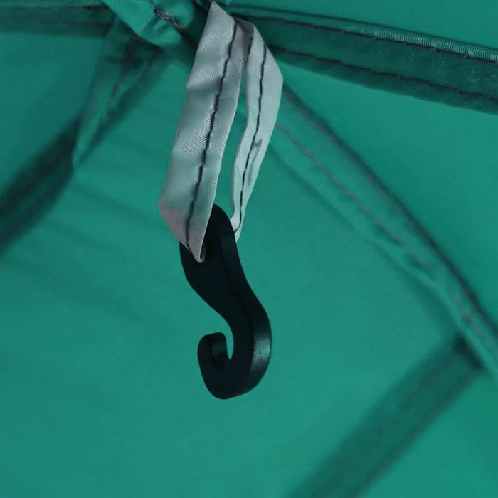 Cort piscină cu pereți detașabili cu acoperiș&plasă Verde mare - WALTI WALTI