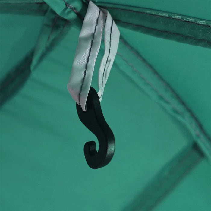 Cort piscină cu pereți detașabili cu acoperiș&plasă Verde mare - WALTI WALTI