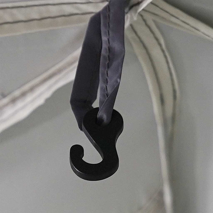 Cort piscină cu pereți detașabili pentru acoperiș și plasă, gri - WALTI WALTI