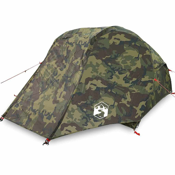 Cort de pescuit pentru 3 persoane, camuflaj, rezistent la apă - WALTI WALTI
