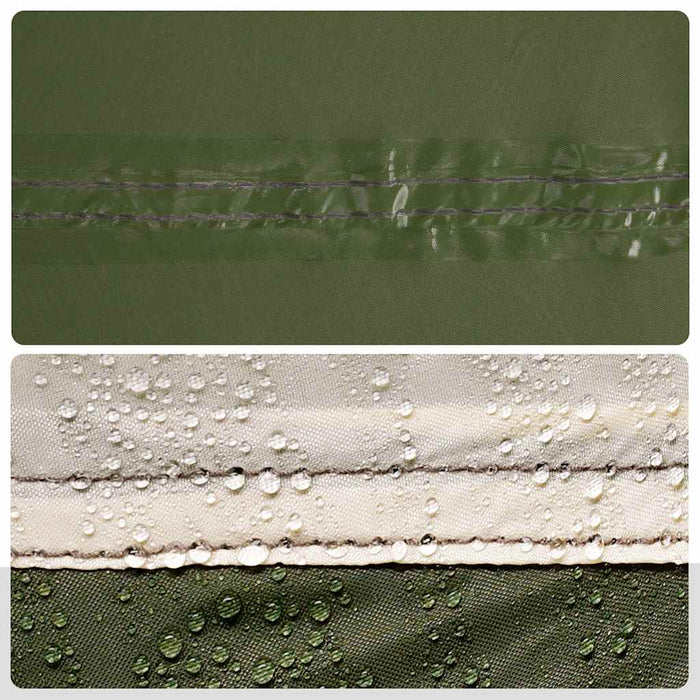 Cort de pescuit 5 persoane, verde măsliniu, impermeabil - WALTI WALTI