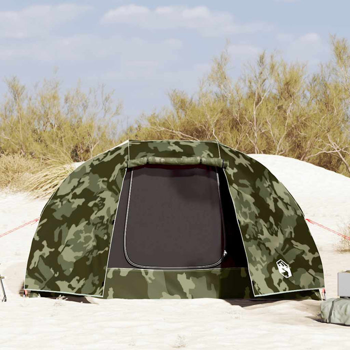 Cort de pescuit pentru 5 persoane, camuflaj, impermeabil - WALTI WALTI