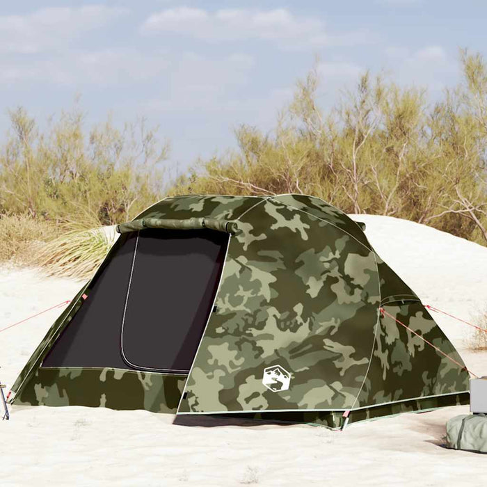Cort de pescuit pentru 5 persoane, camuflaj, impermeabil - WALTI WALTI