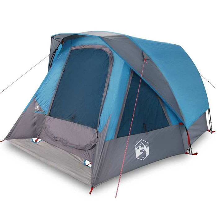 Cabină cort de camping, 4 persoane, albastru, impermeabil - WALTI WALTI