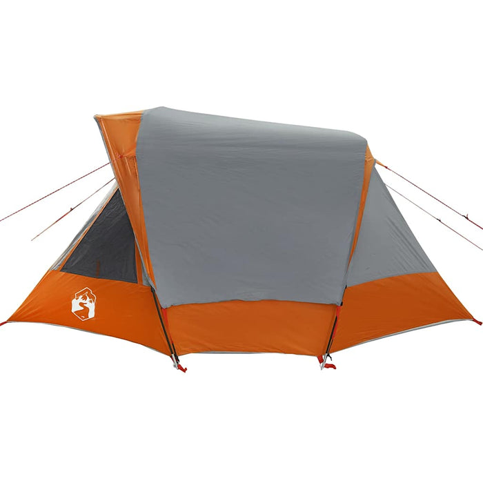 Cabină cort de camping 4 persoane gri și portocaliu impermeabil - WALTI WALTI