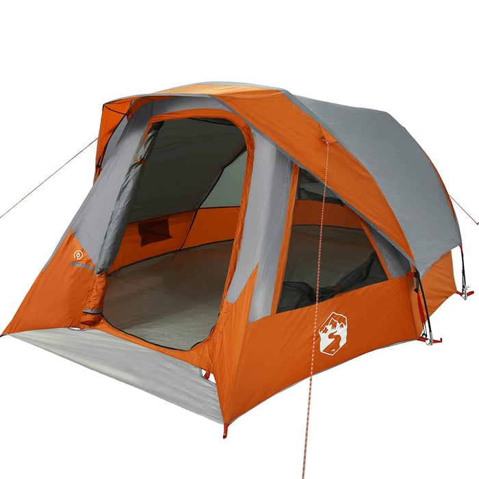 Cabină cort de camping 4 persoane gri și portocaliu impermeabil - WALTI WALTI