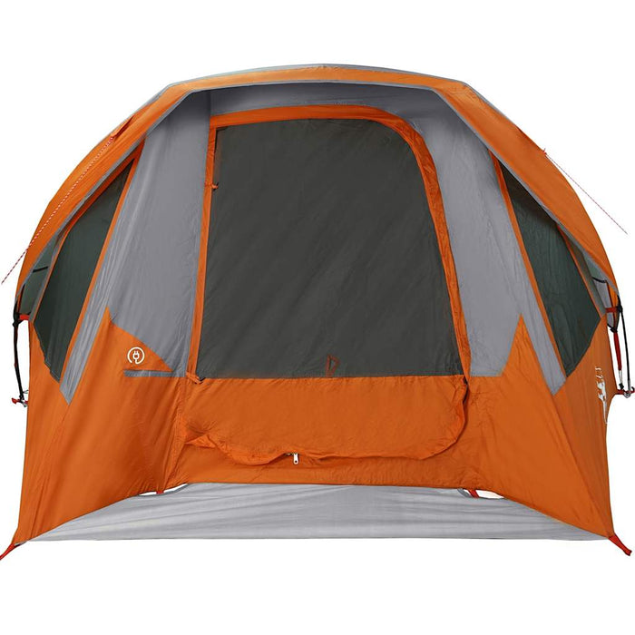 Cort de camping pentru 6 persoane, gri/portocaliu, impermeabil - WALTI WALTI