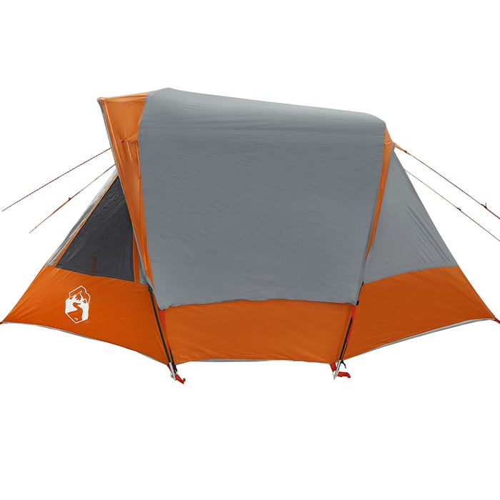 Cort de camping pentru 6 persoane, gri/portocaliu, impermeabil - WALTI WALTI