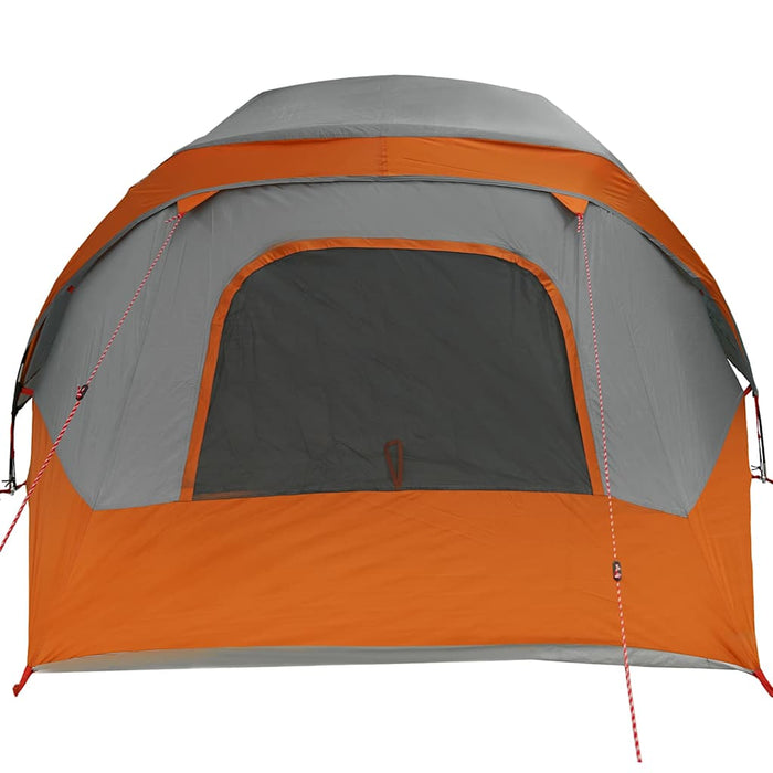 Cort de camping pentru 6 persoane, gri/portocaliu, impermeabil - WALTI WALTI