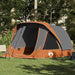 Cort de camping pentru 6 persoane, gri/portocaliu, impermeabil - WALTI WALTI