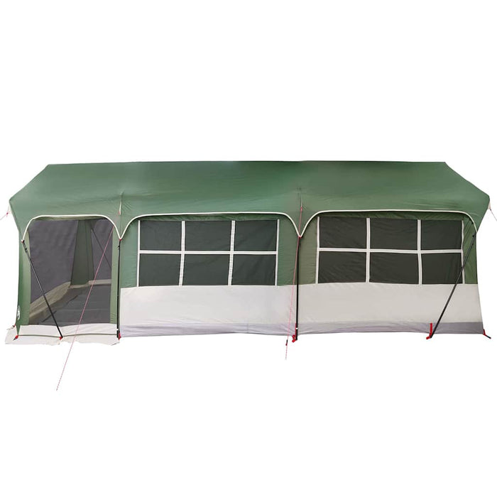 Cort de Familie Verde și alb 620 x 322 x 240 cm Poliester - WALTI WALTI