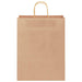 Pungi de hârtie 50 buc cu mânere maro 32x12x42 cm - WALTI WALTI