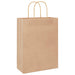Pungi de hârtie 250 buc cu mânere maro 26x12x35 cm - WALTI WALTI