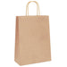 Pungi de hârtie 250 buc cu mânere maro 26x12x35 cm - WALTI WALTI