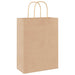Pungi de hârtie 250 buc cu mânere maro 26x12x35 cm - WALTI WALTI