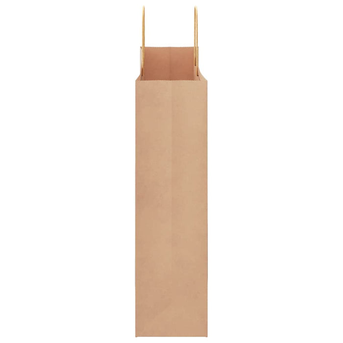 Pungi de hârtie 250 buc cu mânere maro 32x12x42 cm - WALTI WALTI