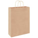 Pungi de hârtie 250 buc cu mânere maro 32x12x42 cm - WALTI WALTI
