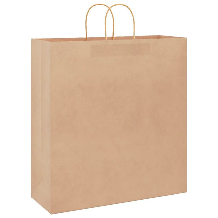 Pungi de hârtie 250 buc cu mânere maro 45x17x48 cm - WALTI WALTI
