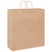 Pungi de hârtie 250 buc cu mânere maro 45x17x48 cm - WALTI WALTI