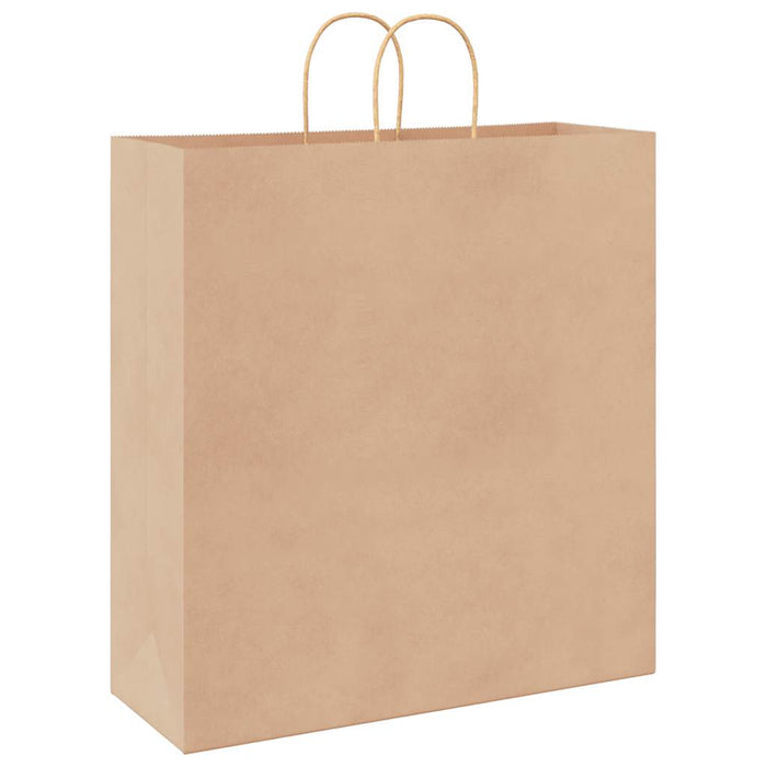 Pungi de hârtie 250 buc cu mânere maro 45x17x48 cm - WALTI WALTI