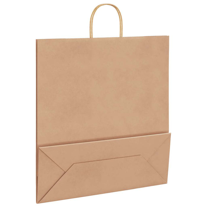 Pungi de hârtie 250 buc cu mânere maro 45x17x48 cm - WALTI WALTI