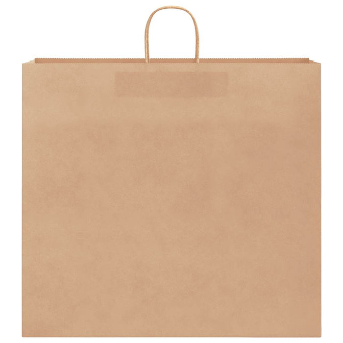 Pungi de hârtie 250 buc cu mânere maro 54x15x49 cm WALTI