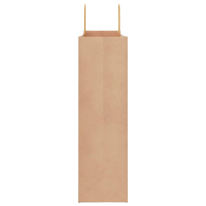 Pungi de hârtie 250 buc cu mânere maro 54x15x49 cm WALTI