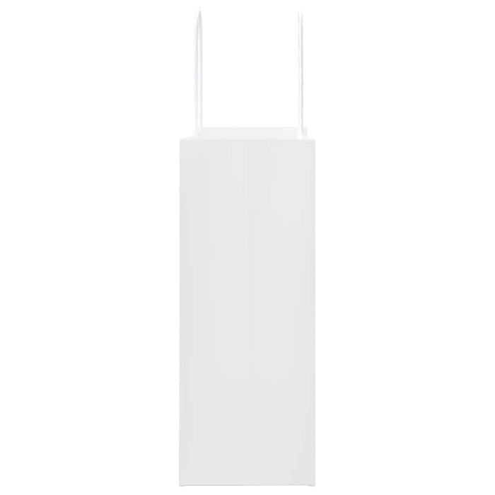 Pungi de hârtie 50 buc cu mânere albe 21x11x28 cm WALTI