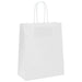 Pungi de hârtie 250 buc cu mânere albe 18x8x22 cm - WALTI WALTI