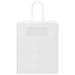Pungi de hârtie 250 buc cu mânere albe 18x8x22 cm - WALTI WALTI