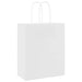 Pungi de hârtie 250 buc cu mânere albe 18x8x22 cm - WALTI WALTI