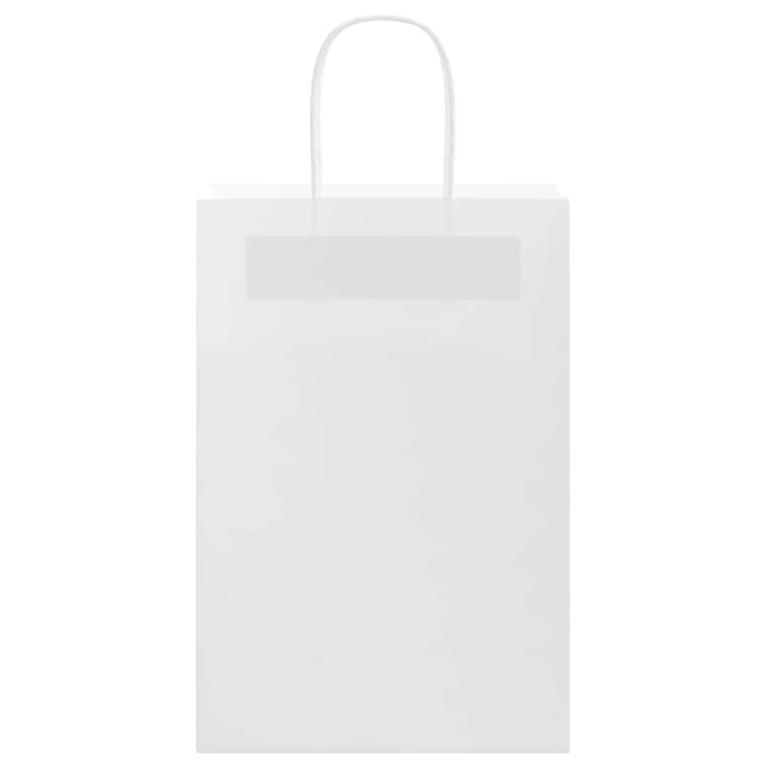 Pungi de hârtie 250 buc cu mânere albe 21x11x31 cm - WALTI WALTI