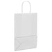 Pungi de hârtie 250 buc cu mânere albe 21x11x31 cm - WALTI WALTI