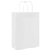 Pungi de hârtie 250 buc cu mânere albe 26x12x35 cm - WALTI WALTI