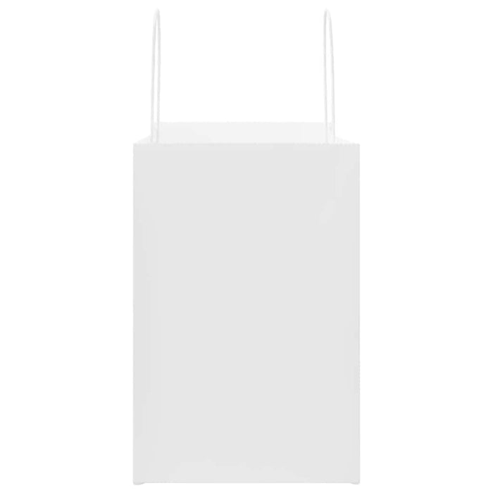 Pungi de hârtie 250 buc cu mânere albe 26x17x25 cm WALTI