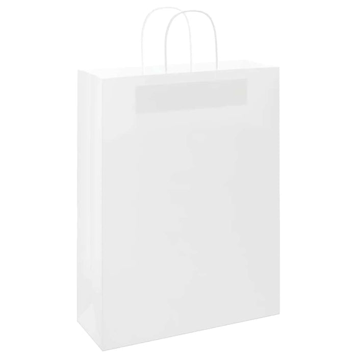 Pungi de hârtie 250 buc cu mânere albe 32x12x42 cm - WALTI WALTI