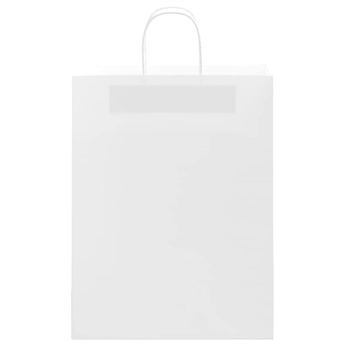 Pungi de hârtie 250 buc cu mânere albe 32x12x42 cm - WALTI WALTI
