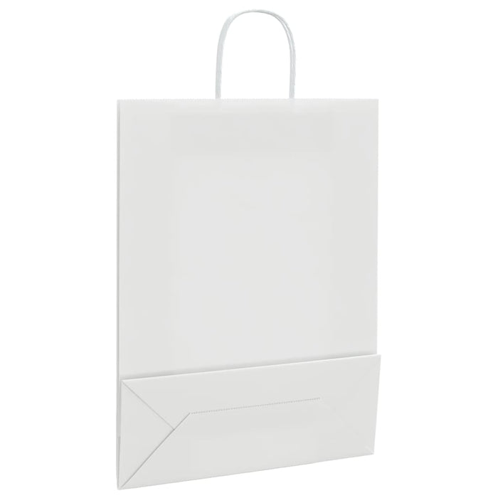 Pungi de hârtie 250 buc cu mânere albe 32x12x42 cm - WALTI WALTI