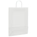 Pungi de hârtie 250 buc cu mânere albe 32x12x42 cm - WALTI WALTI