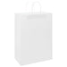 Pungi de hârtie 250 buc cu mânere albe 32x17x44 cm - WALTI WALTI