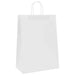 Pungi de hârtie 250 buc cu mânere albe 32x17x44 cm - WALTI WALTI