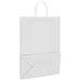 Pungi de hârtie 250 buc cu mânere albe 32x17x44 cm - WALTI WALTI
