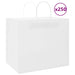 Pungi de hârtie 250 buc cu mânere albe 32x22x28 cm - WALTI WALTI