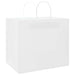 Pungi de hârtie 250 buc cu mânere albe 32x22x28 cm - WALTI WALTI