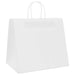 Pungi de hârtie 250 buc cu mânere albe 32x22x28 cm - WALTI WALTI