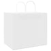Pungi de hârtie 250 buc cu mânere albe 32x22x28 cm - WALTI WALTI