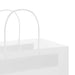 Pungi de hârtie 250 buc cu mânere albe 32x22x28 cm - WALTI WALTI