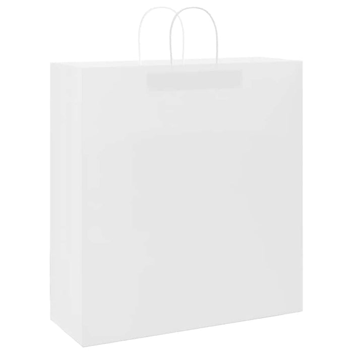 Pungi de hârtie 250 buc cu mânere albe 45x17x48 cm - WALTI WALTI