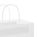 Pungi de hârtie 250 buc cu mânere albe 45x17x48 cm - WALTI WALTI