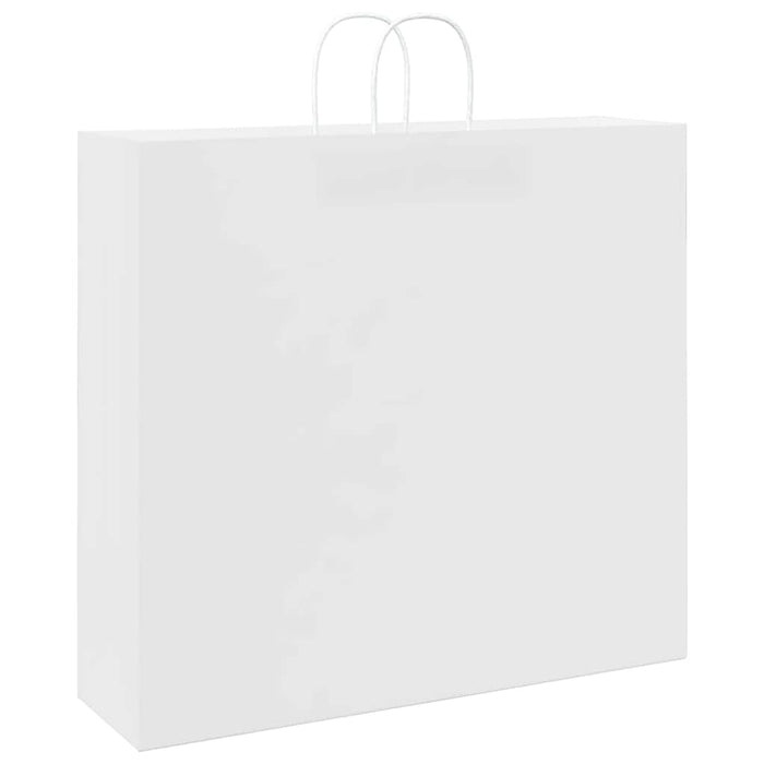 Pungi de hârtie 250 buc cu mânere albe 54x15x49 cm WALTI